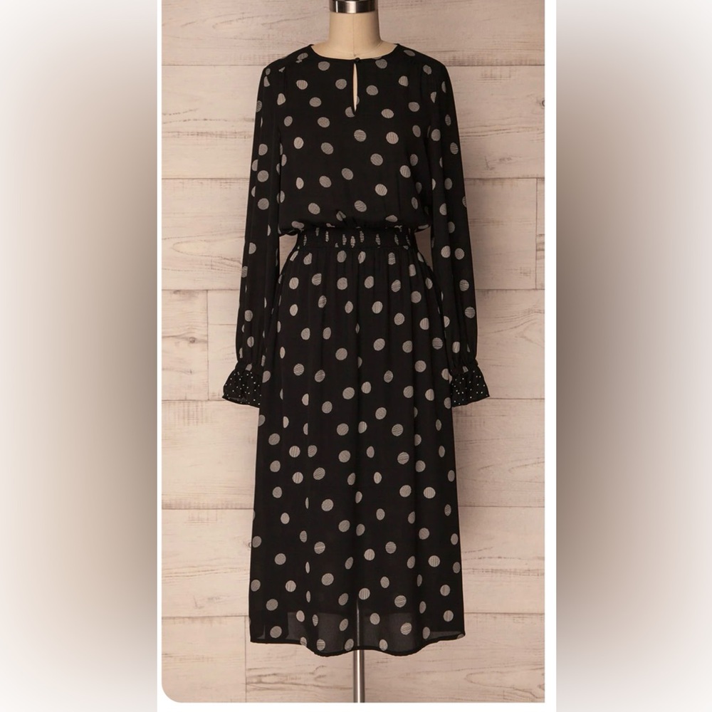 NWOT Vero Moda Polka Dot Maxi Dress